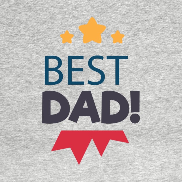 Best Dad gift tee by Designhubb